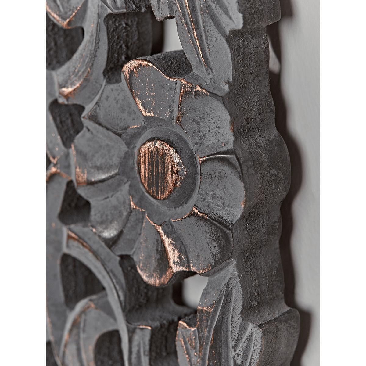 Handcarved Wooden Mirror – image 4