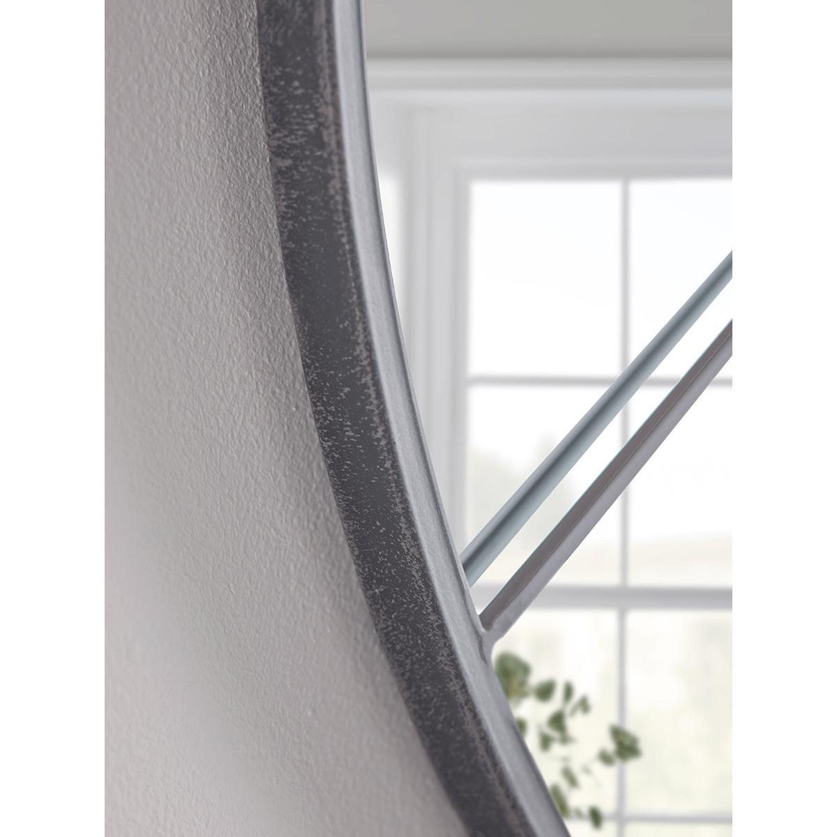 NEW Round Panel Mirror - Black – image 3