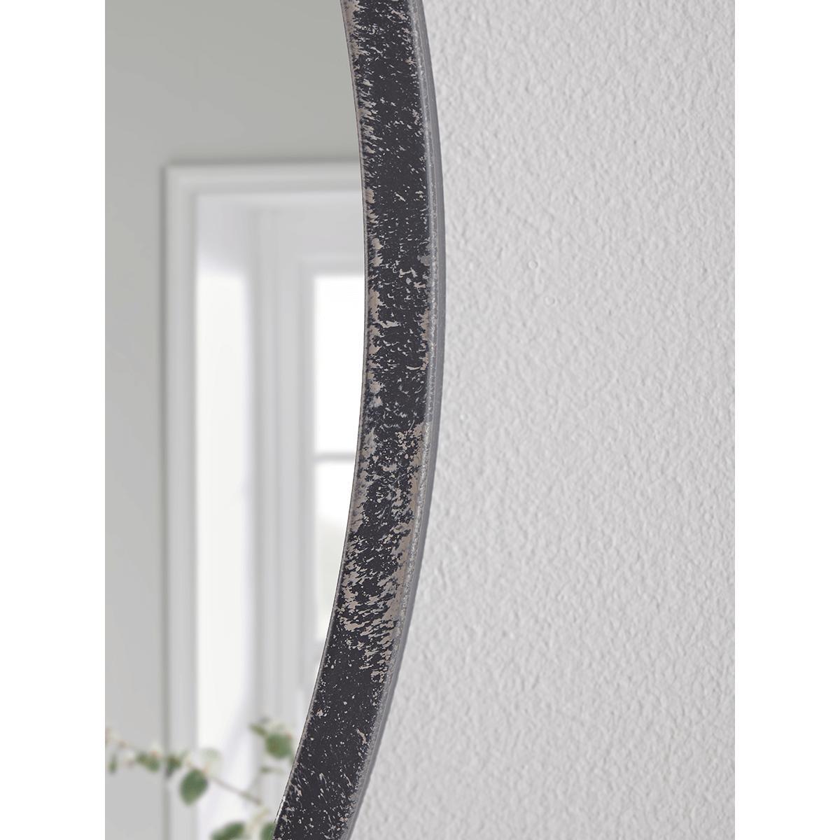 NEW Round Panel Mirror - Black – image 4