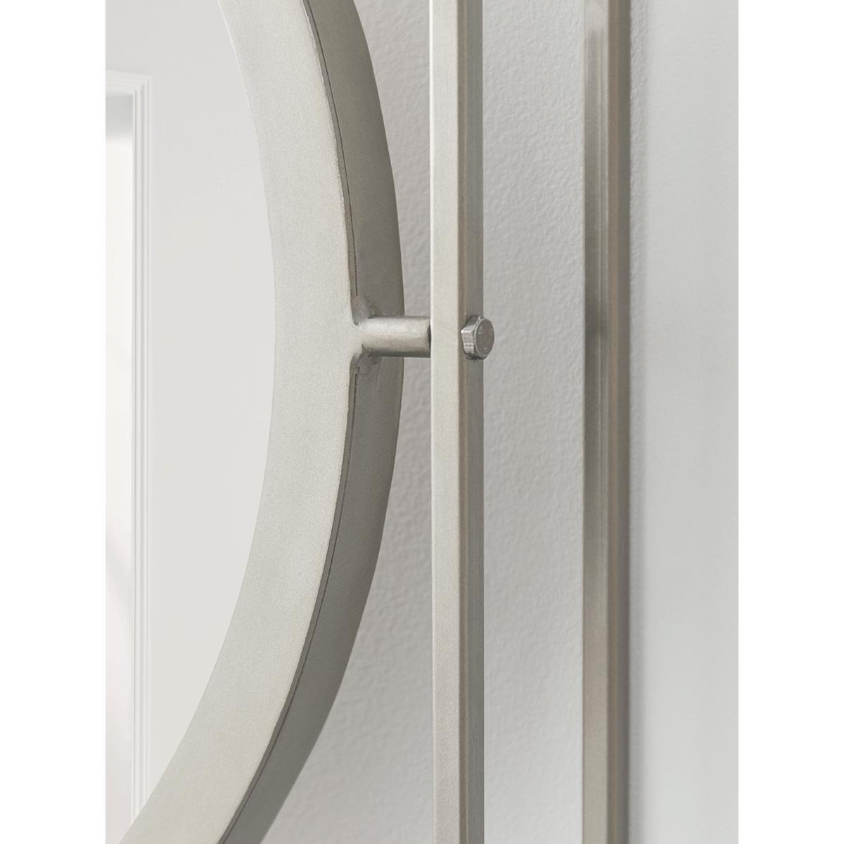NEW Round Mounted Mirror - Zinc – image 3