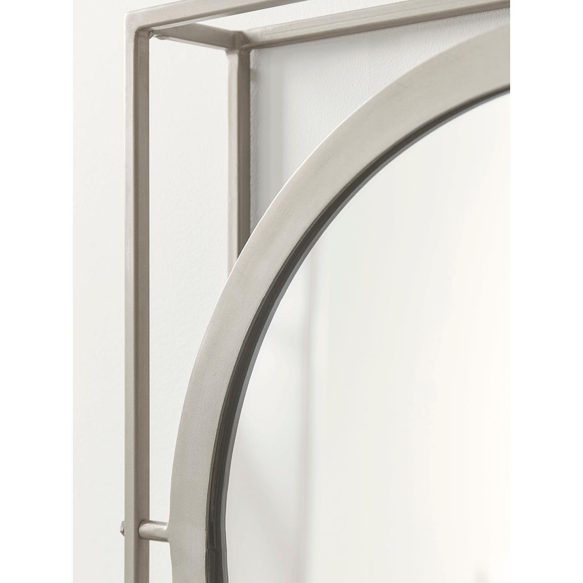 NEW Round Mounted Mirror - Zinc – image 4