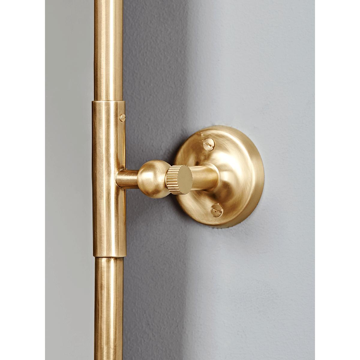 French Rectangle Wall Mirror - Brass – image 2
