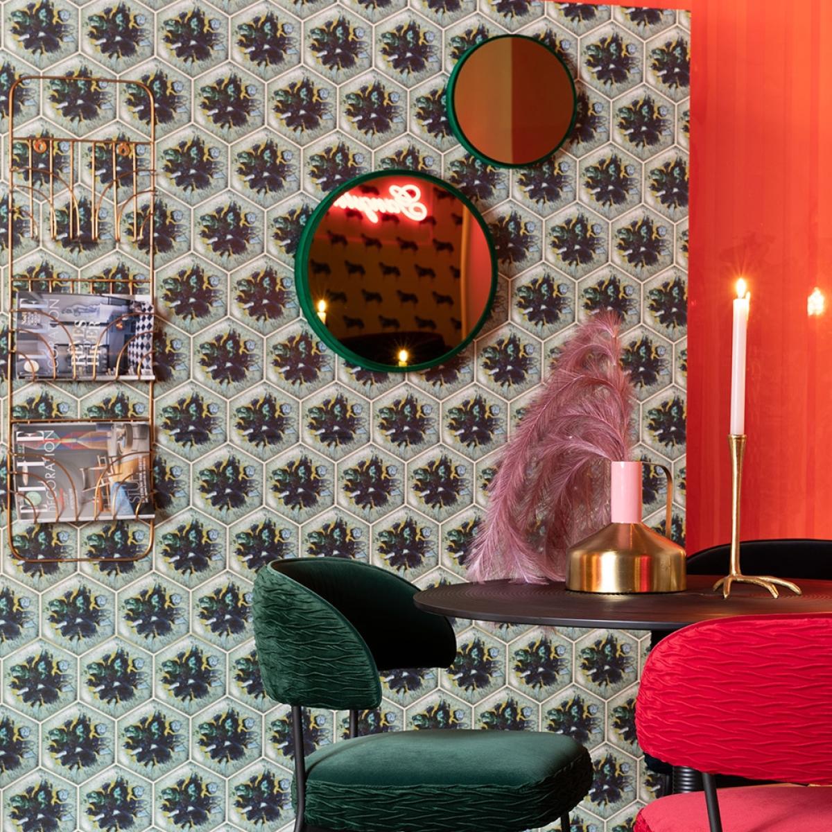 Bold Monkey Medium You're So Ugly Mirror - Green – image 3