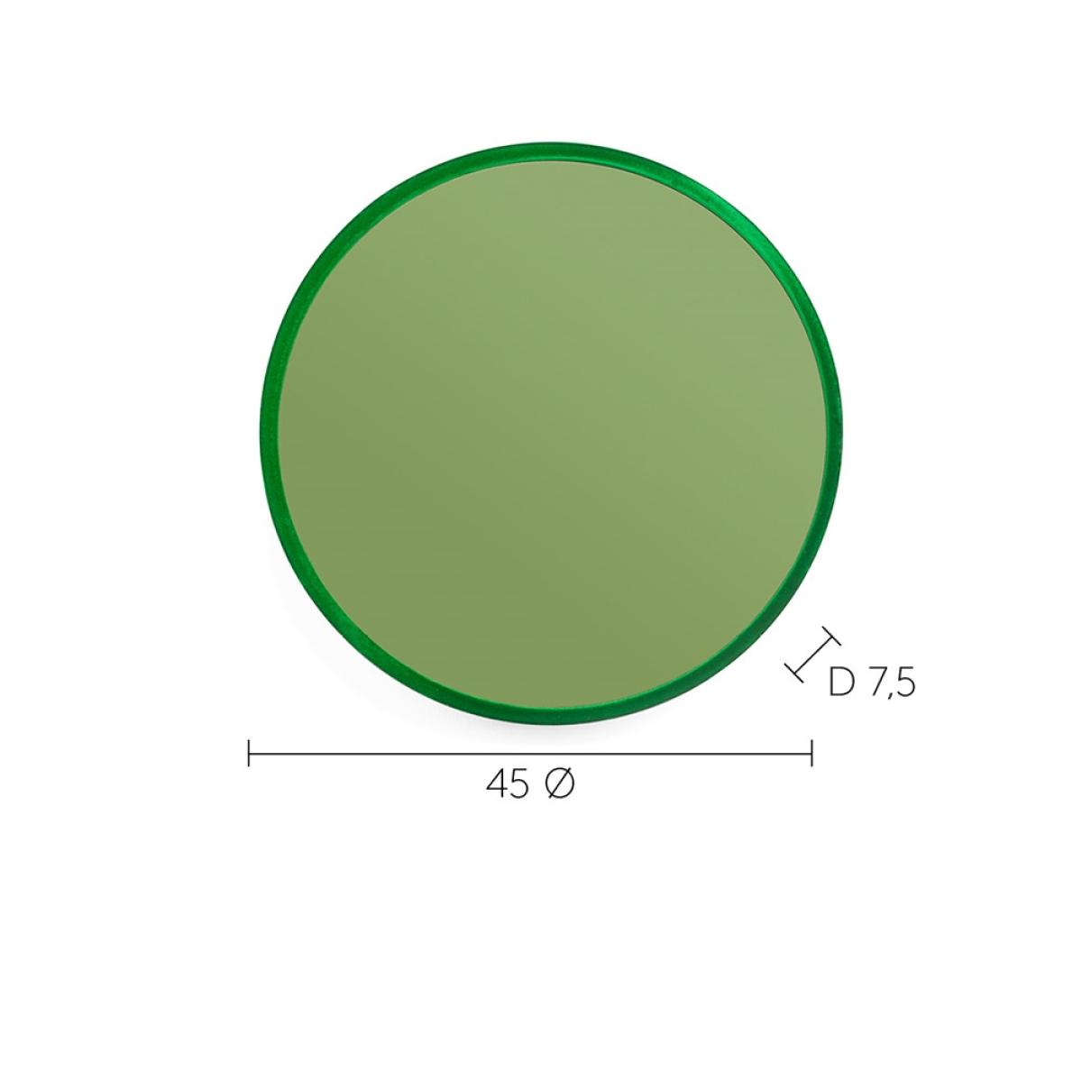Bold Monkey Medium You're So Ugly Mirror - Green – image 7