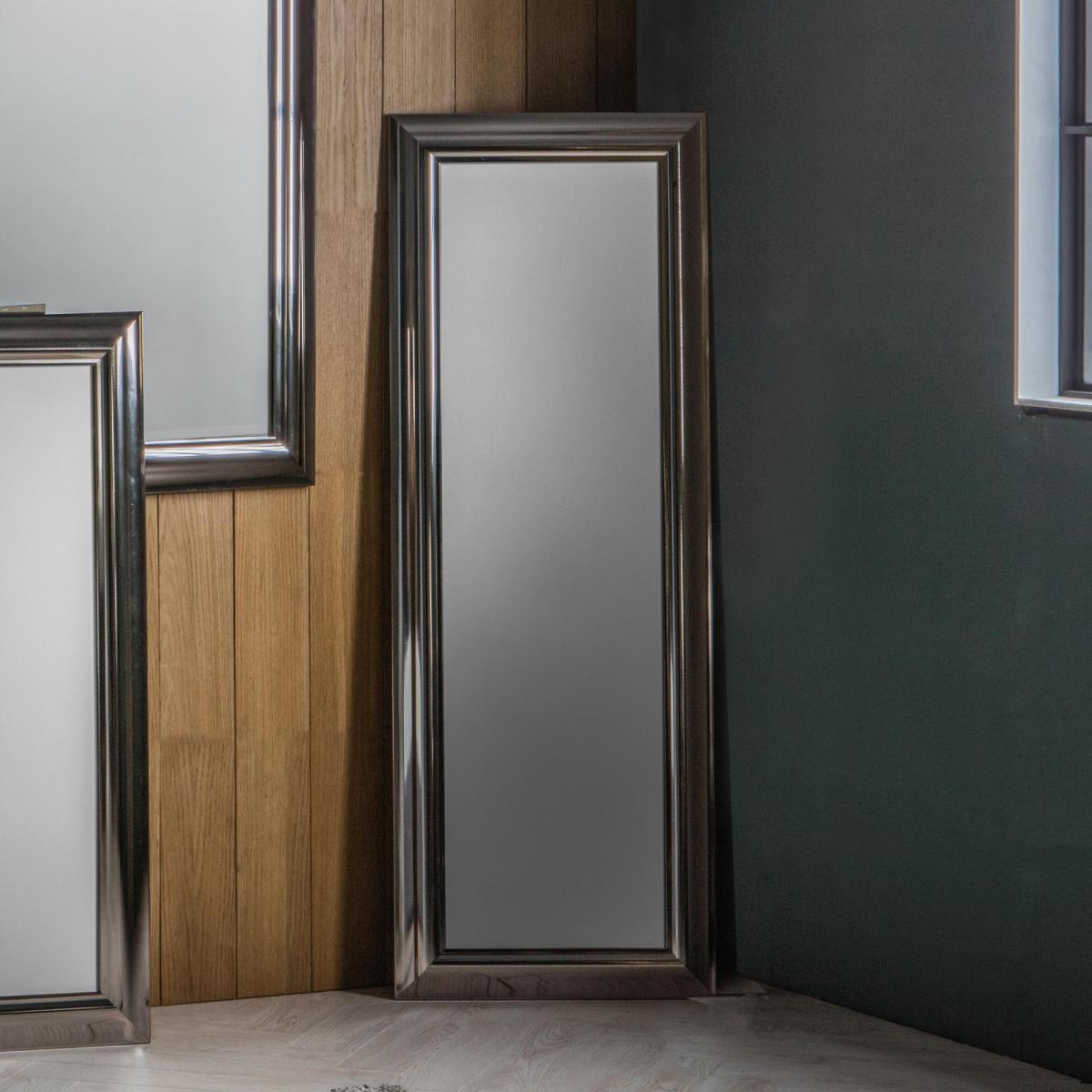 Ravenna Mirror 48 x 132cm Silver Silver – image 2