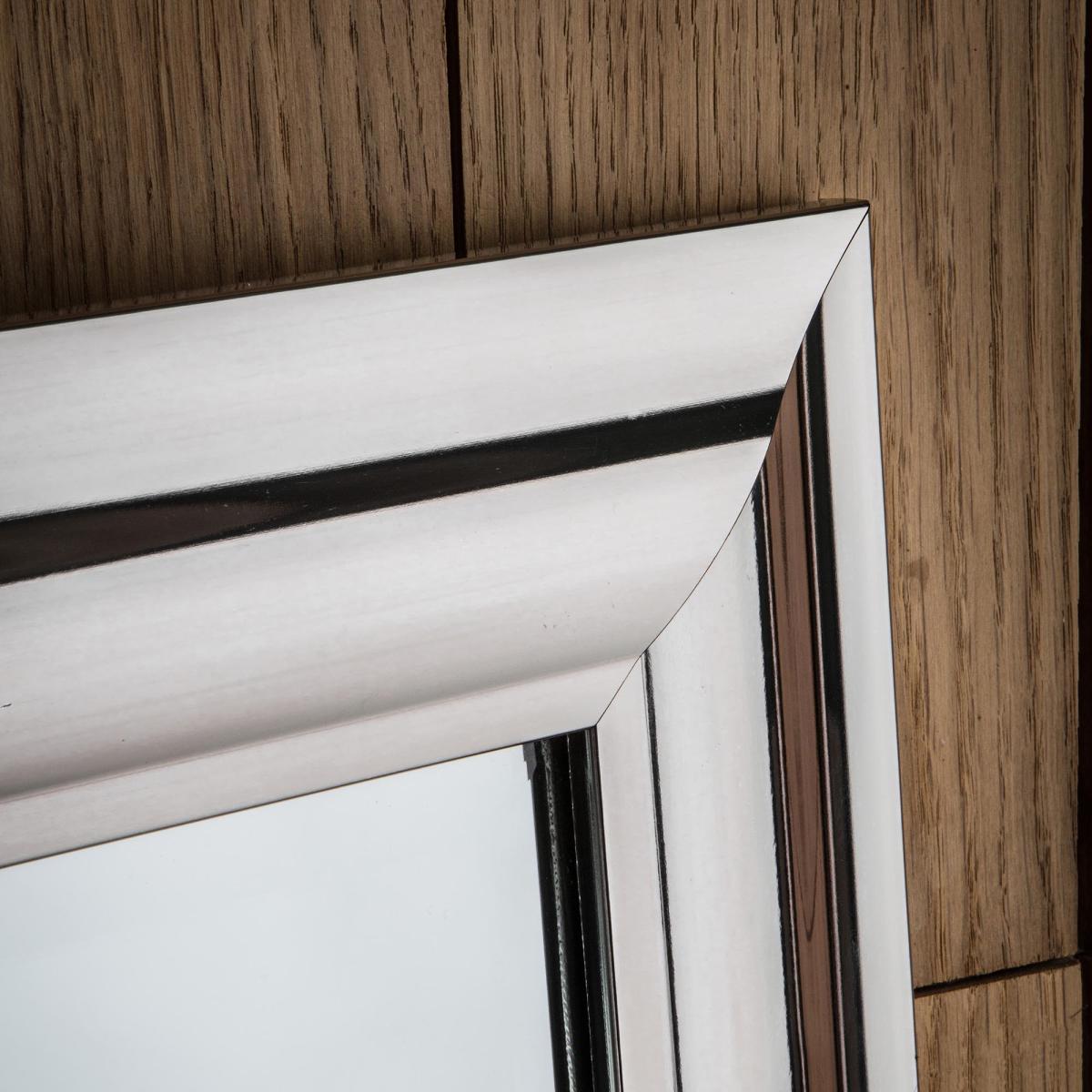 Ravenna Mirror 48 x 132cm Silver Silver – image 3