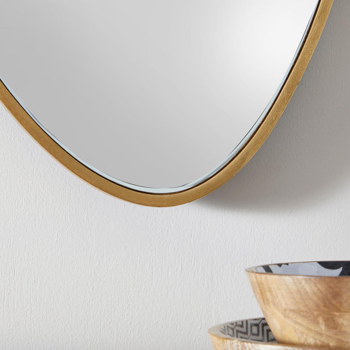 Pebble Mirror 50cm x 70cm Gold Effect – image 2