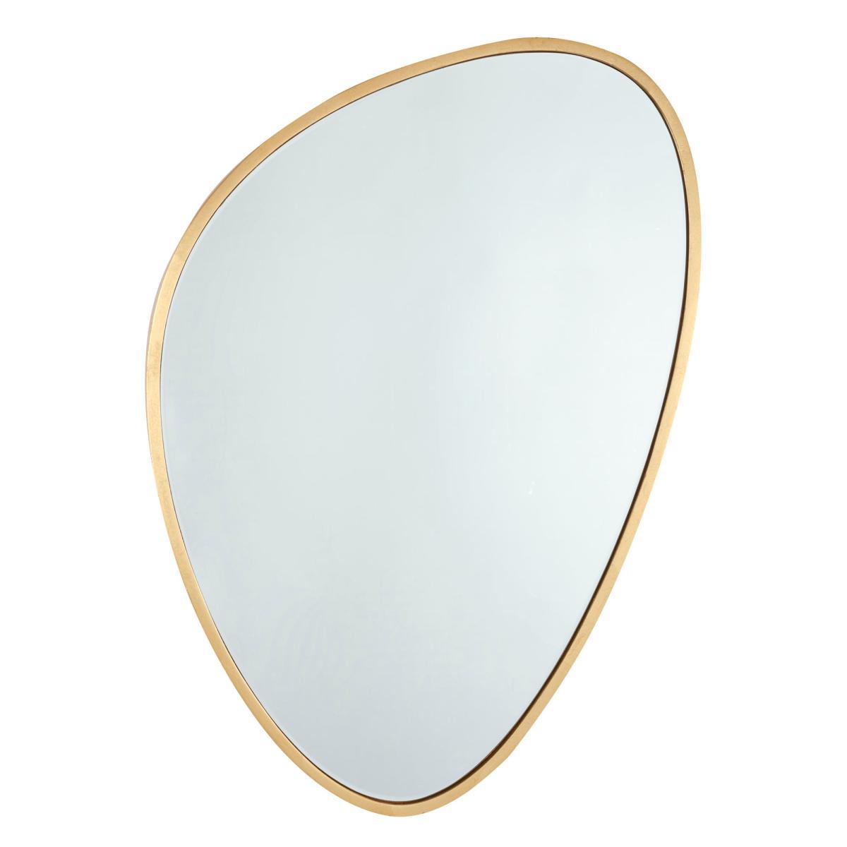 Pebble Mirror 50cm x 70cm Gold Effect – image 4