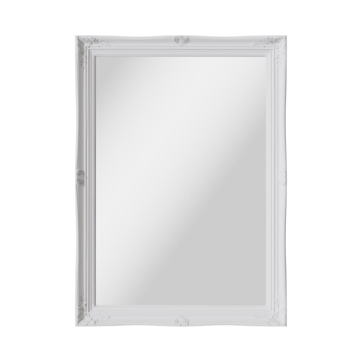 Swept Mirror 104x74cm White White – image 2