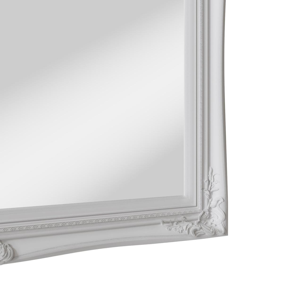 Swept Mirror 104x74cm White White – image 3