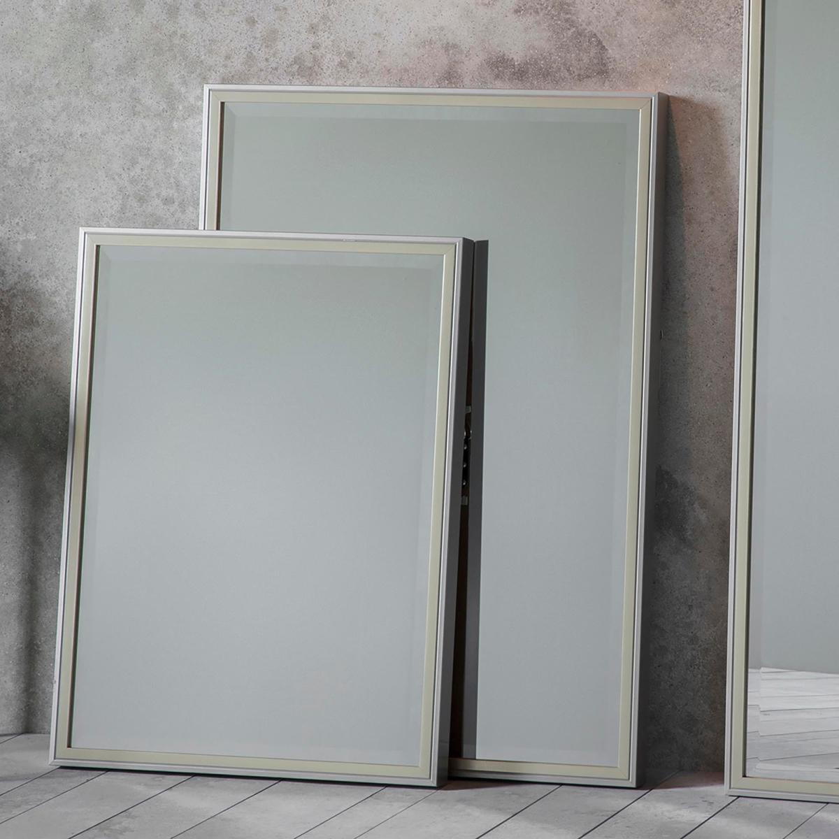 Atlee Rectangle Mirror 60 x 90cm Silver – image 2