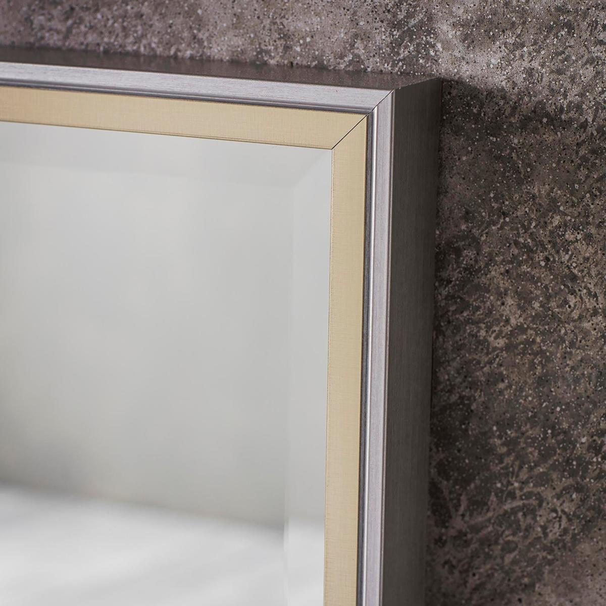 Atlee Rectangle Mirror 60 x 90cm Silver – image 3