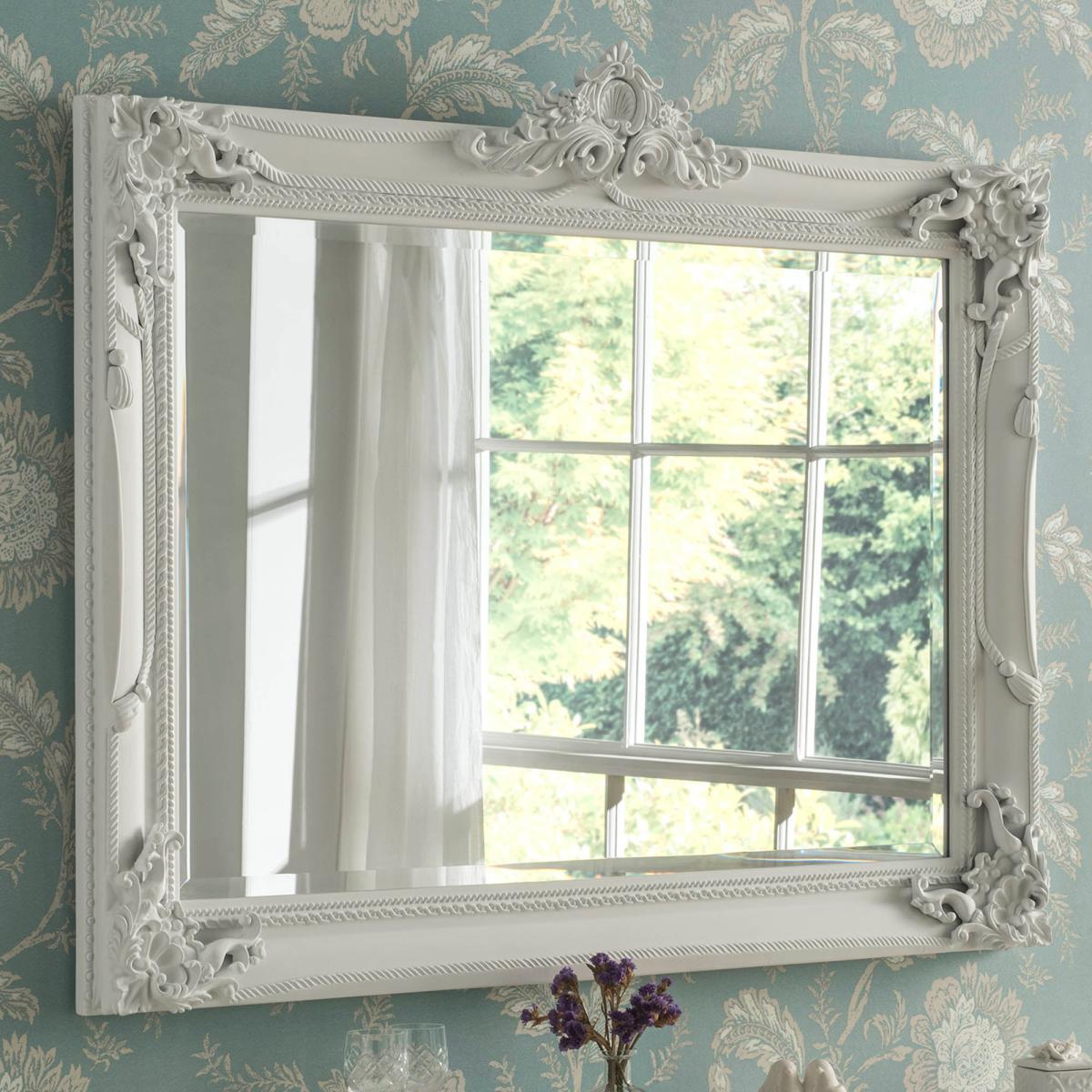 Yearn Baraque Mirror 107x86cm White White