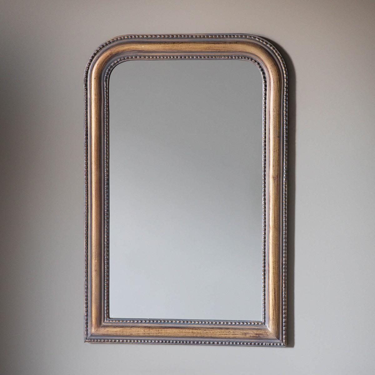 Hyde Gold Effect Wall Mirror Gold Effect – image 1