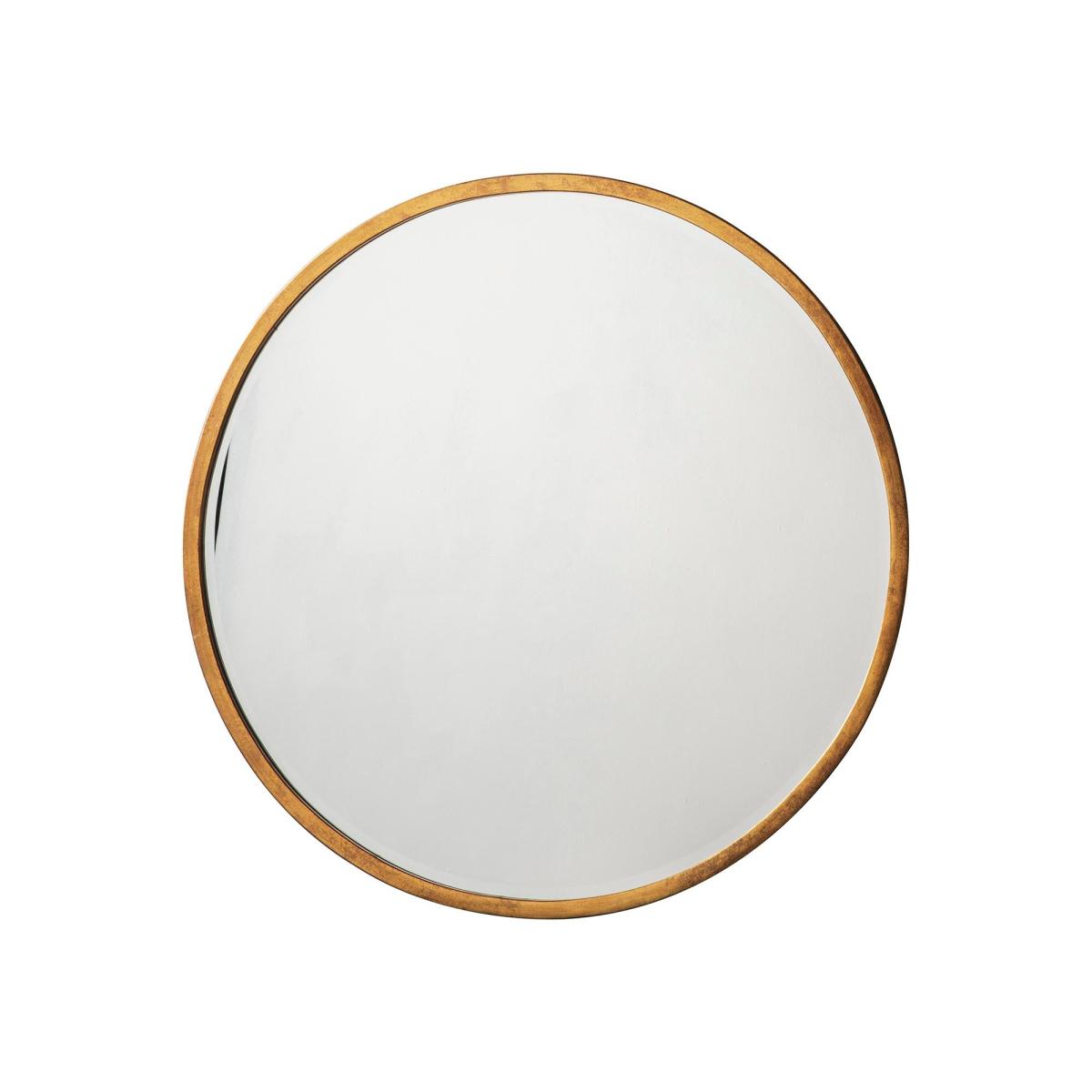 Henty Round Mirror Antique Gold Effect 60cm Gold Effect – image 3