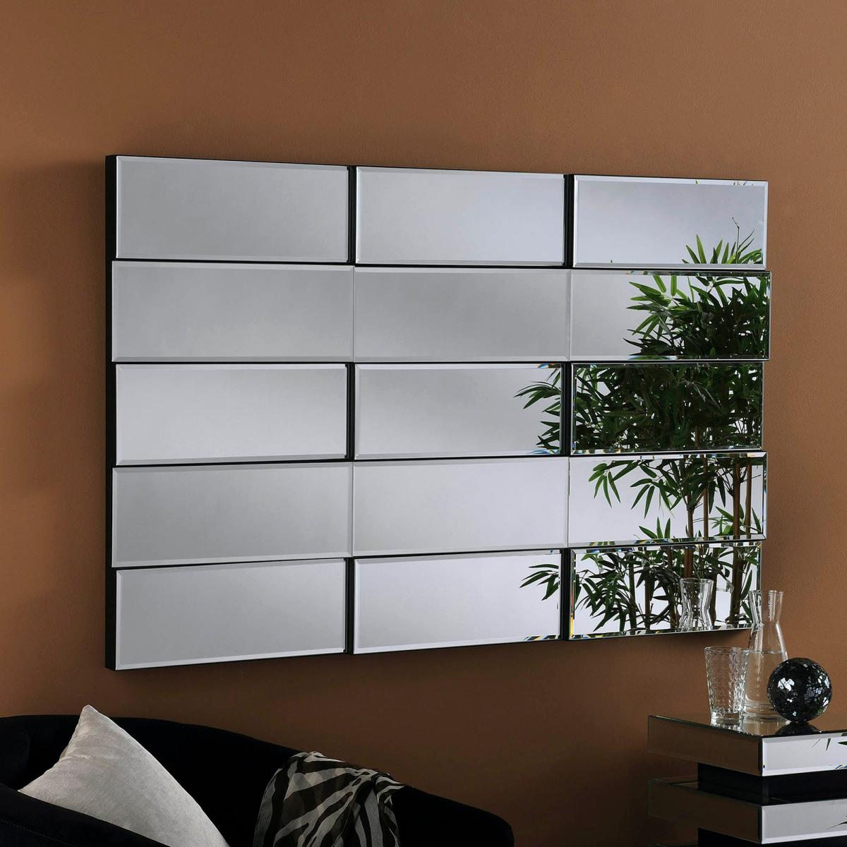 Yearn Multi-Facet Mirror 76x122cm Black