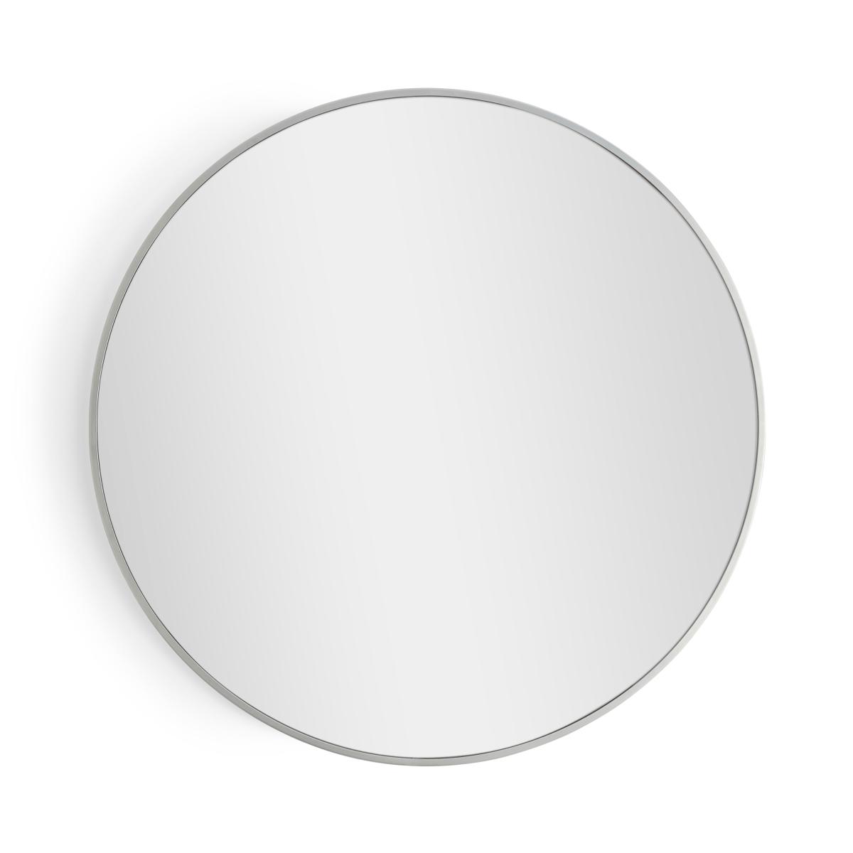 Metal Round Wall Mirror Silver – image 3