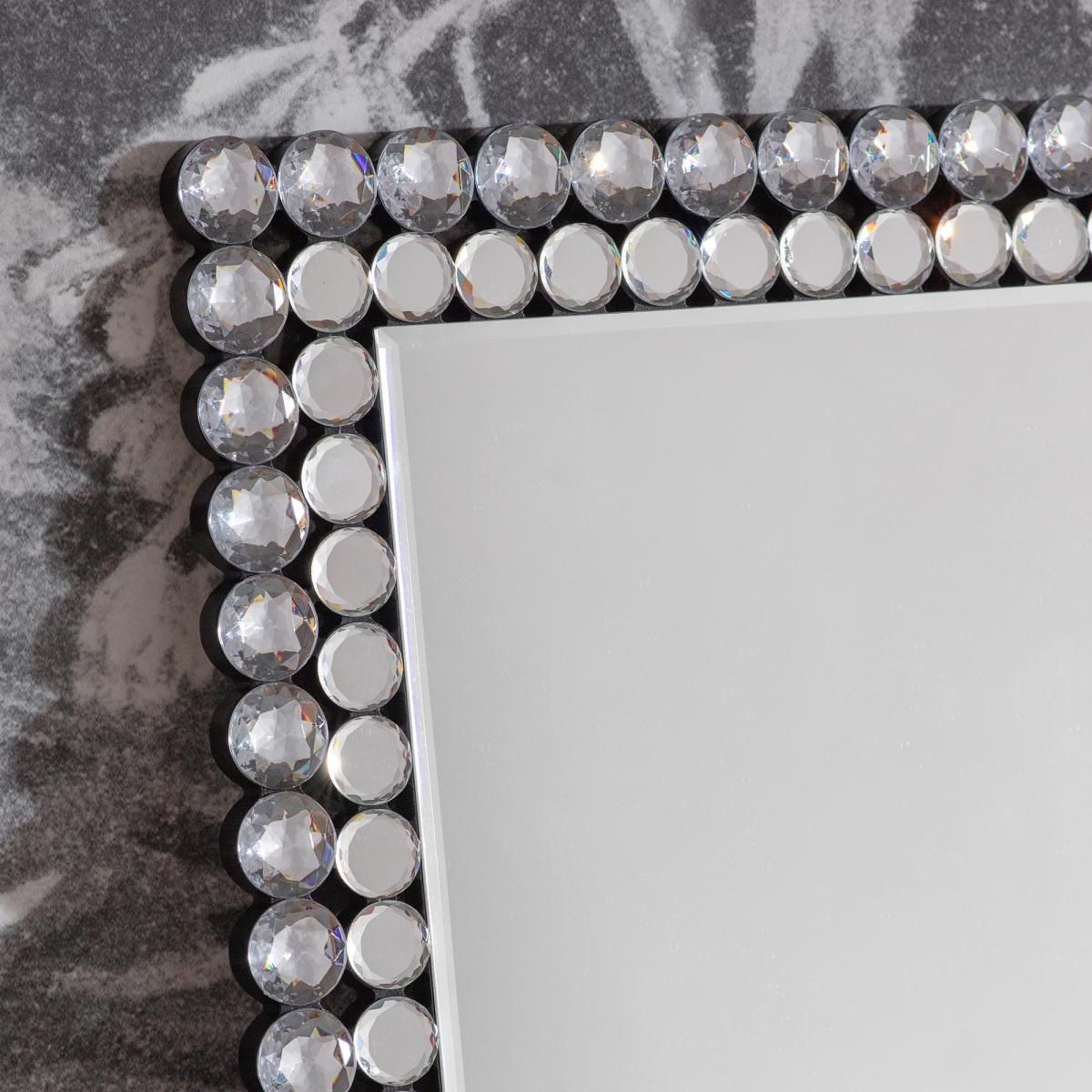 Elida Rectangle Mirror 60 x 90cm Silver – image 3