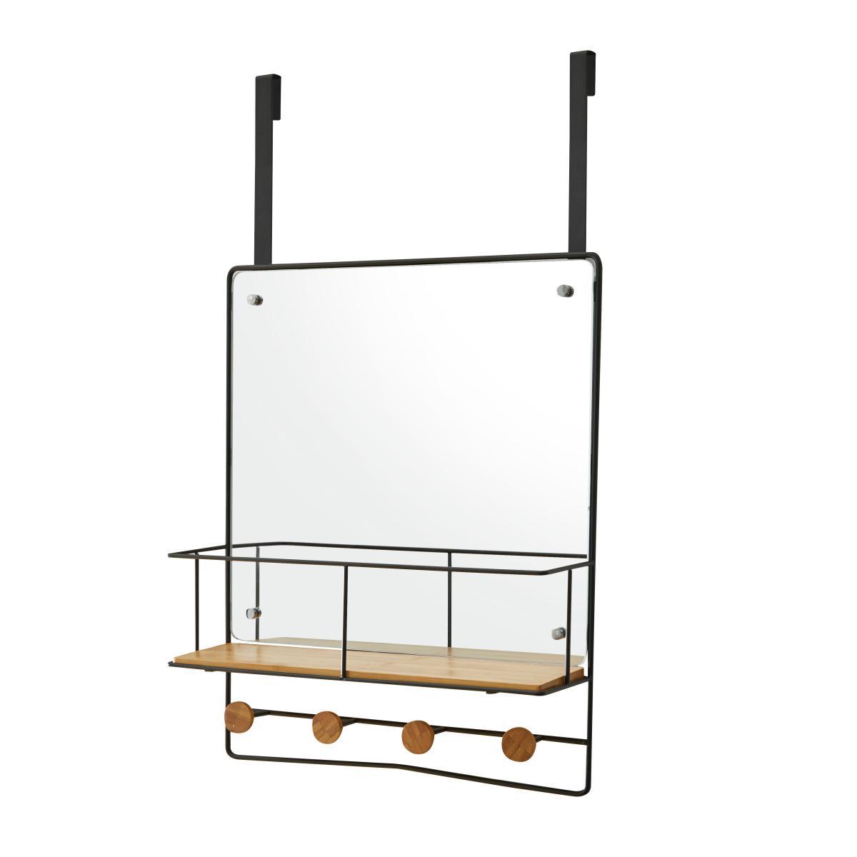 Black Overdoor Mirror Black – image 2
