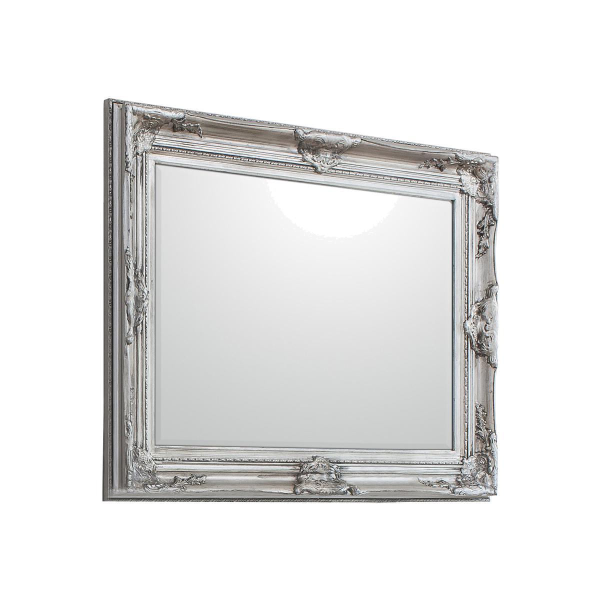 Hampshire Silver Effect 115x84cm Wall Mirror Silver Effect