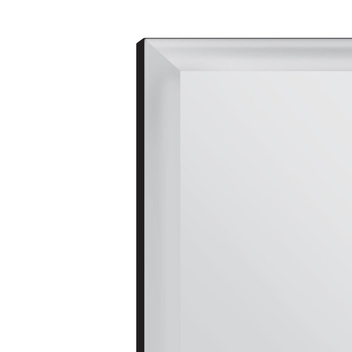 Frameless Rectangle Venetian Wall Mirror 120x40cm Clear – image 3