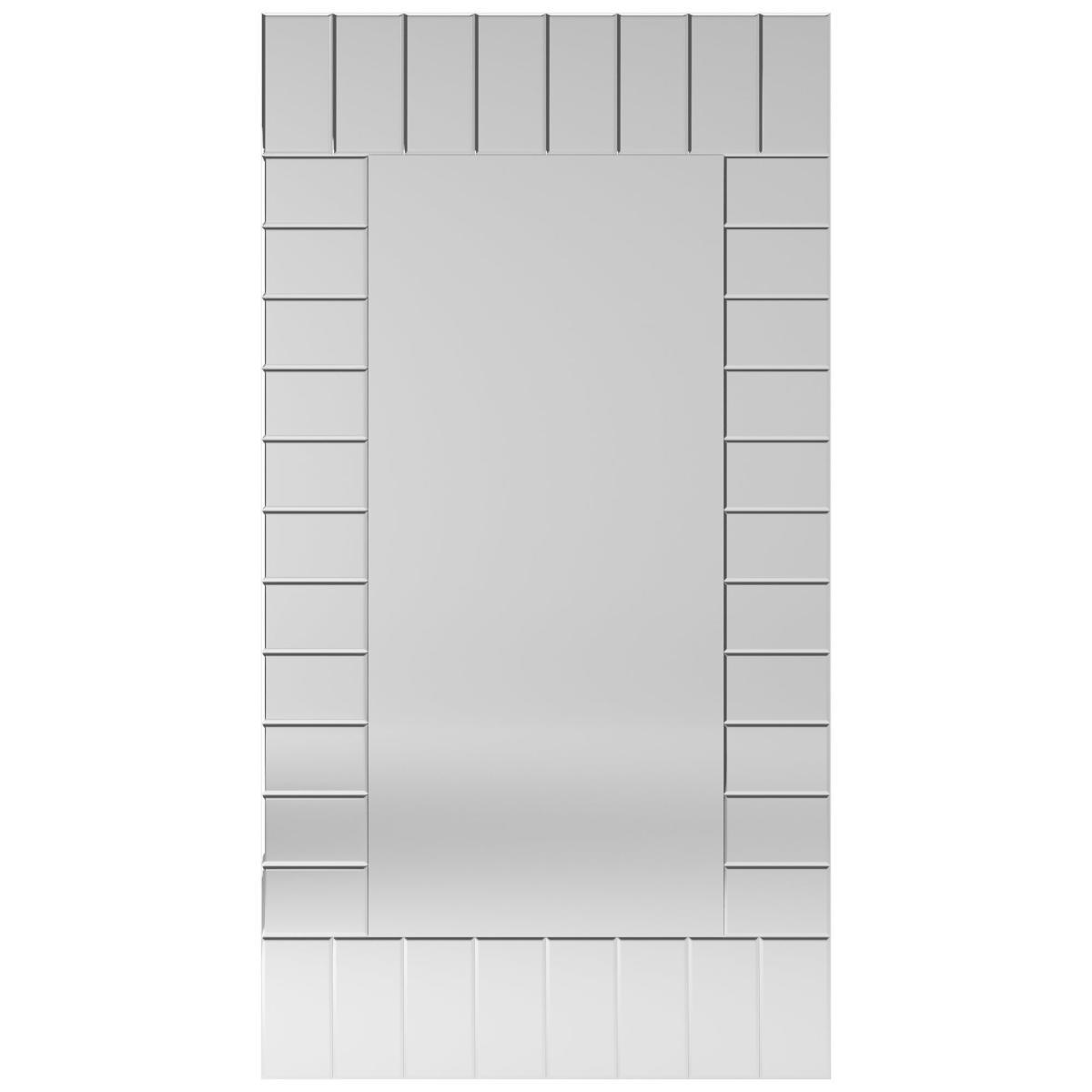 Mosaic Full Length Mirror Silver Effect – image 2