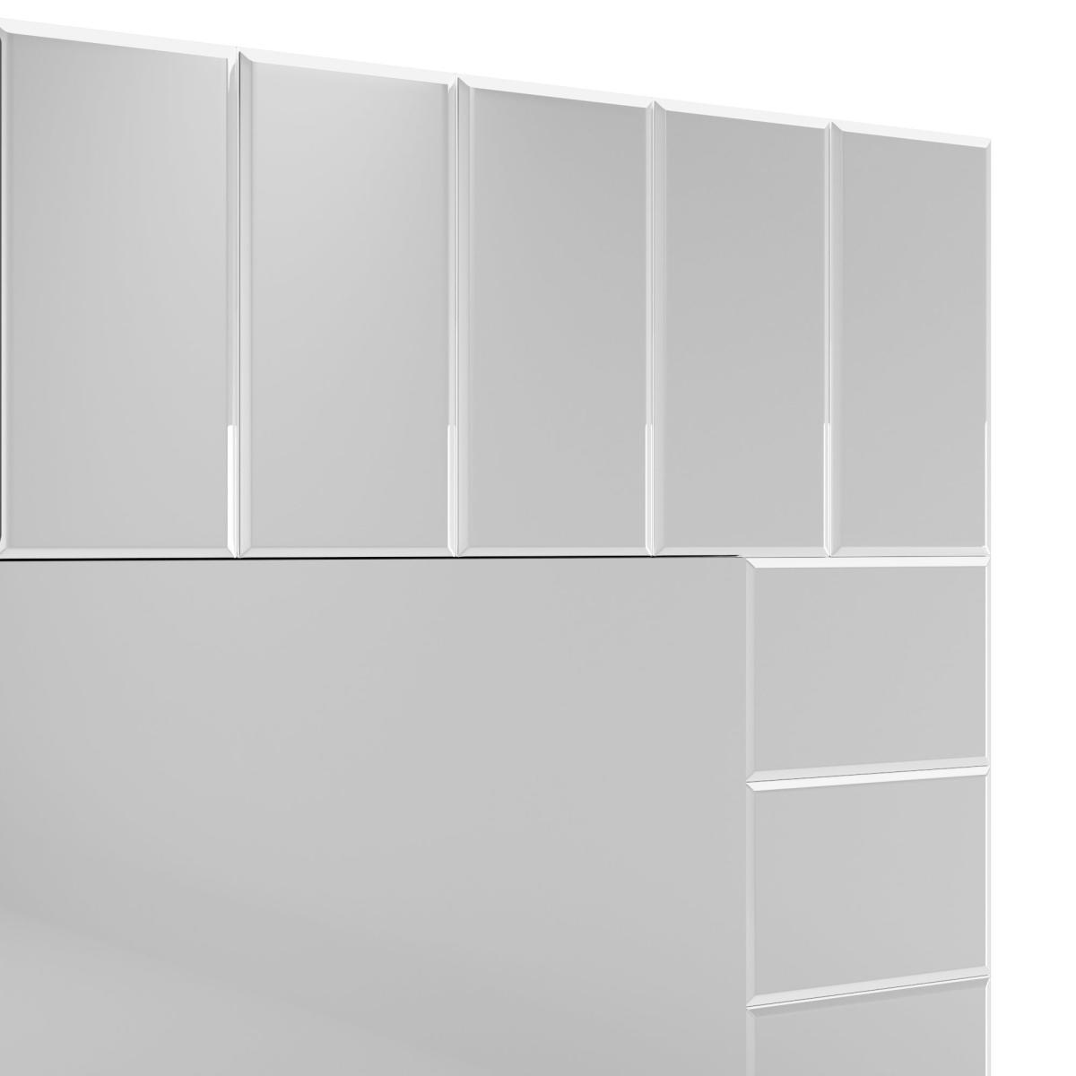 Mosaic Full Length Mirror Silver Effect – image 3
