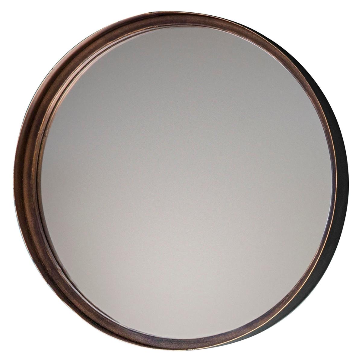 Set of 4 Ruse Round Mirrors 41cm Bronze – image 3