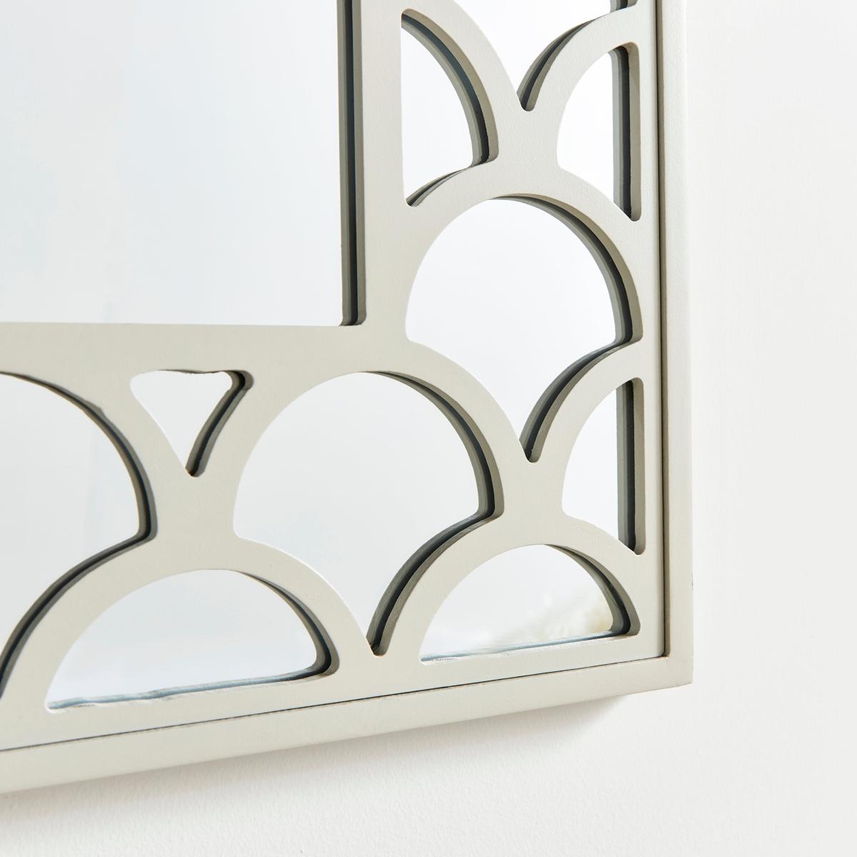 Patterned Edge Wall Mirror Natural – image 2