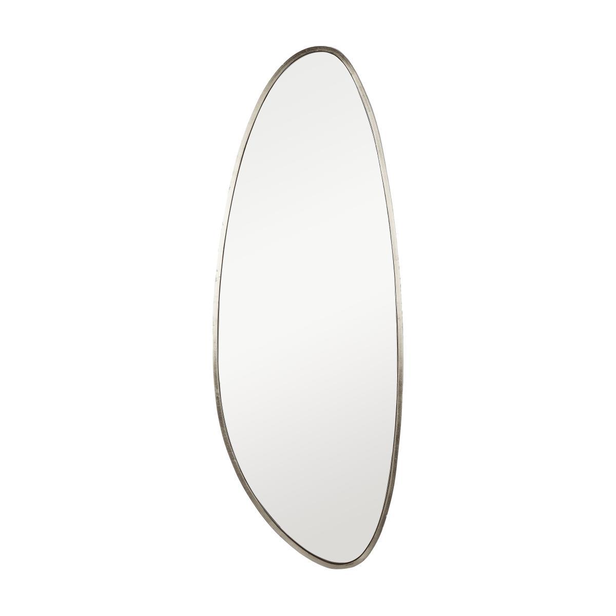 Pebble 120cm x 45cm Wall Mirror Silver – image 3