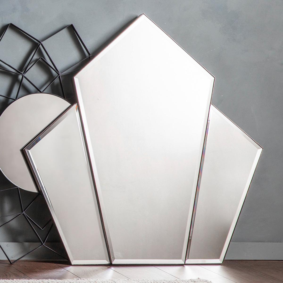 Enzo Wall Mirror Silver – image 1