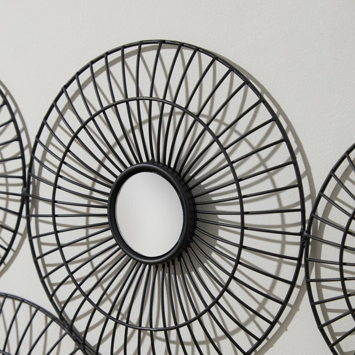 Juala Metal Indoor Outdoor Wall Art Black – image 2