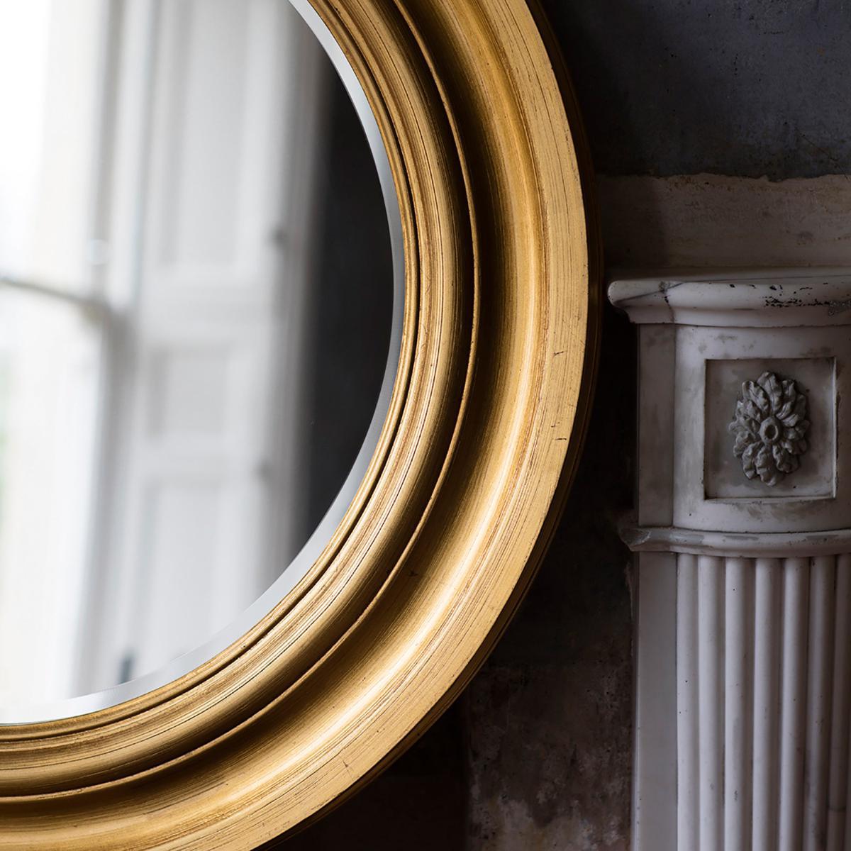 Trevose Gold Effect 84cm Wall Mirror Gold Effect – image 2