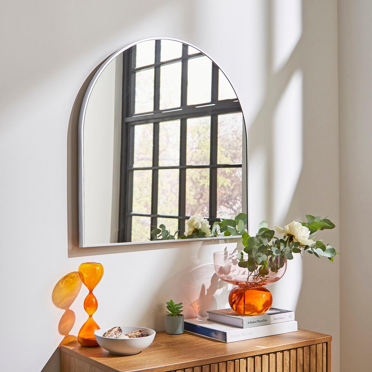 Essentials Arch Wall Mirror Silver – image 2