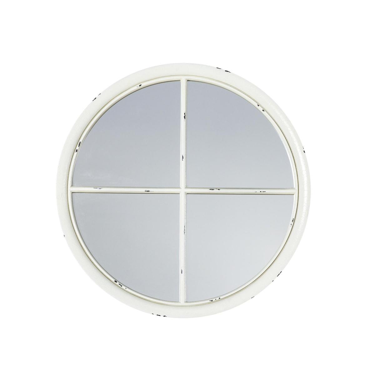 Holt Round Mirror 60cm White White – image 3