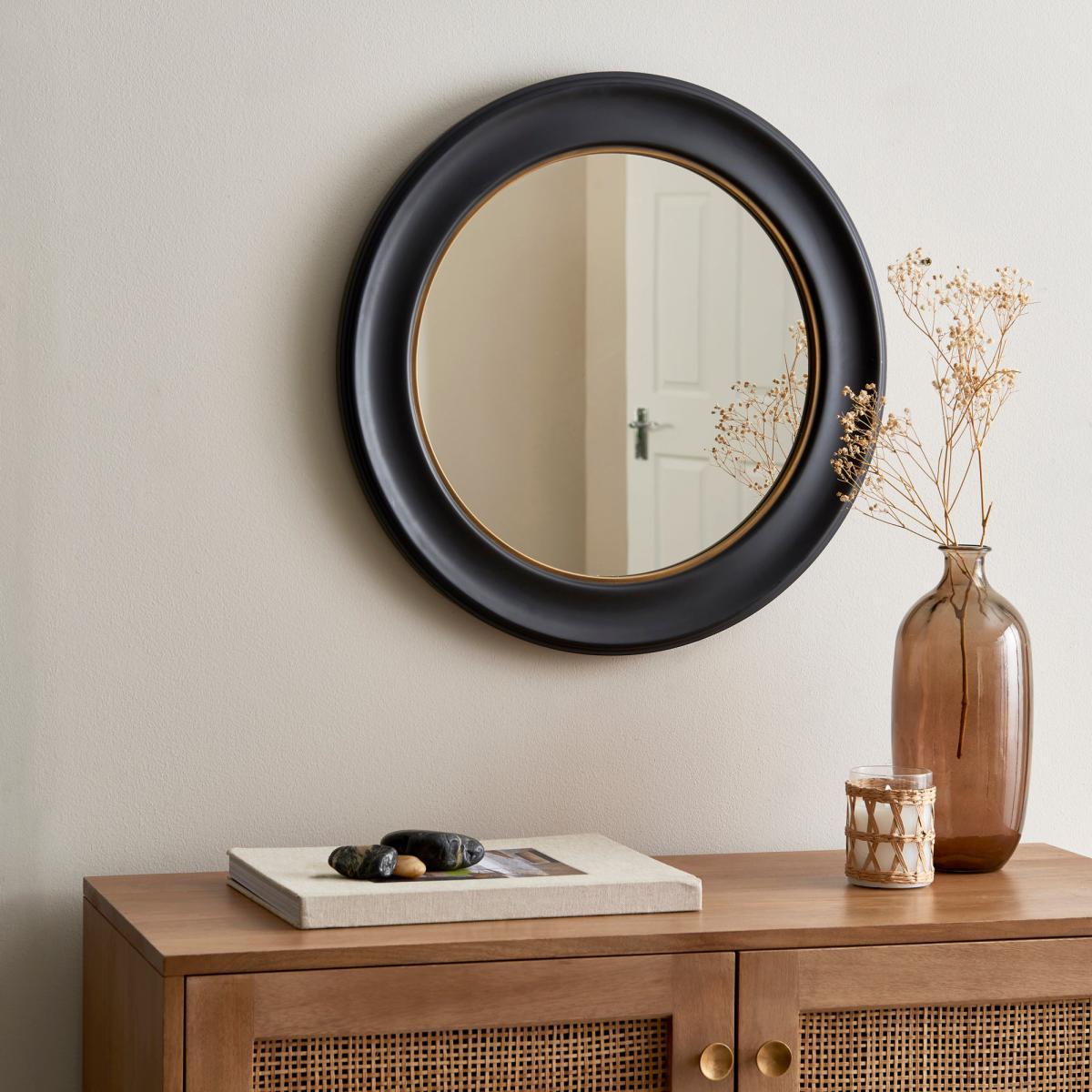 Hanna Wall Mirror Black – image 1