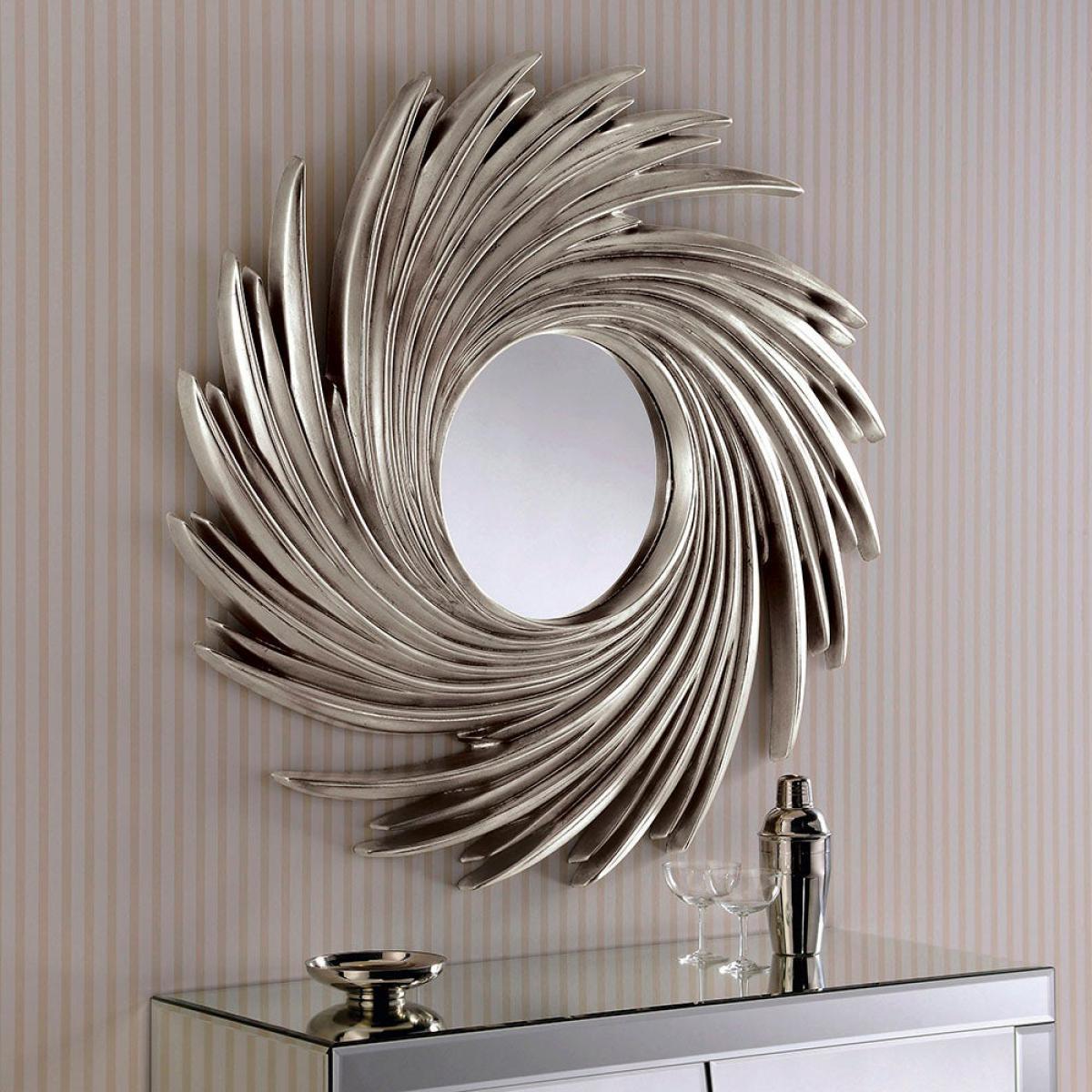 Yearn Art295 Mirror 99x99cm Champagne Silver Effect