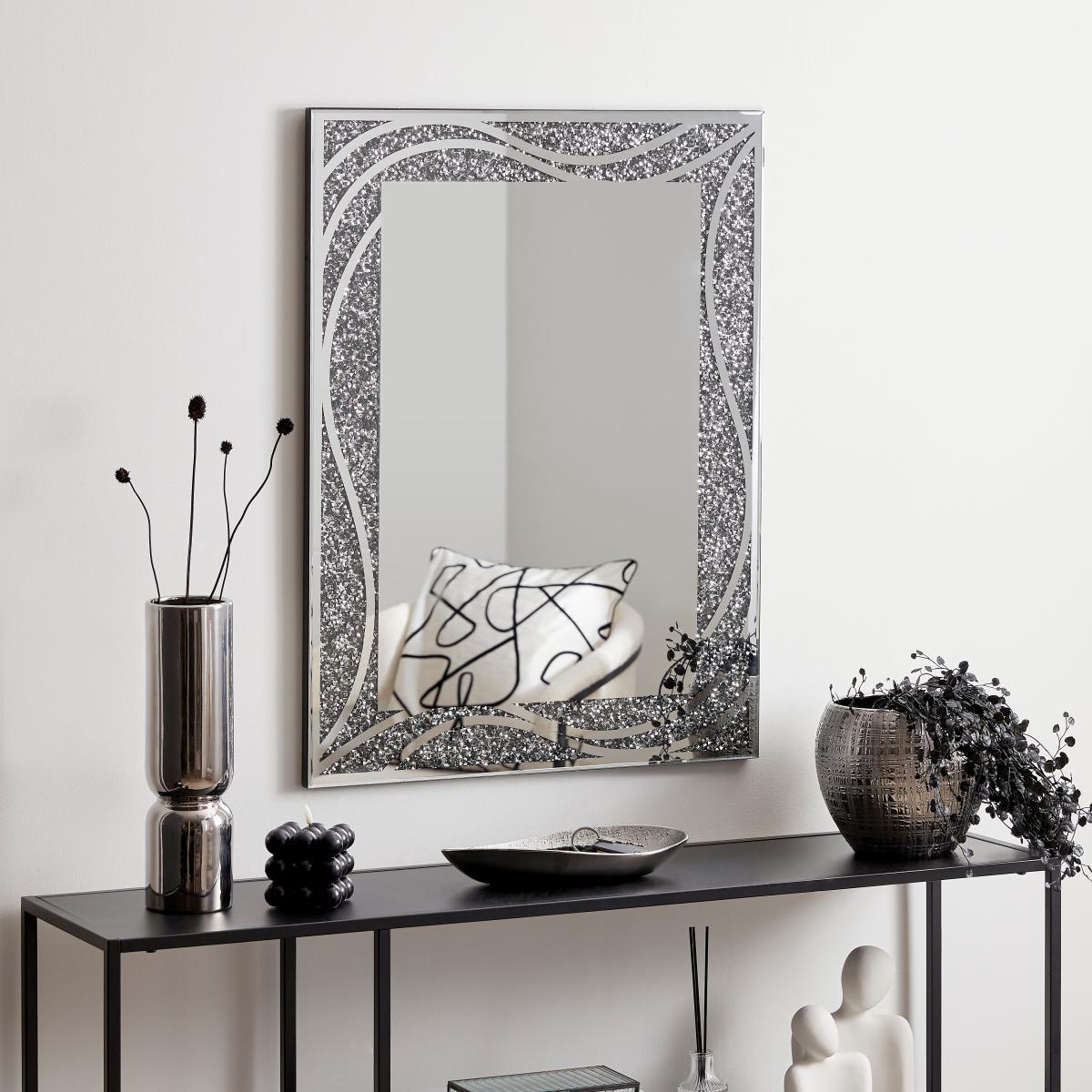 Mirage Smoked Wall Mirror 80x60cm Smoke (Grey) – image 1