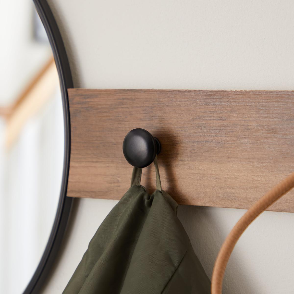 Fulton Hallway Storage Mirror Black – image 3