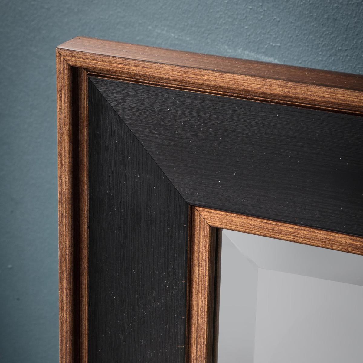 Peoria Mirror 61 x 76cm Black Black – image 2