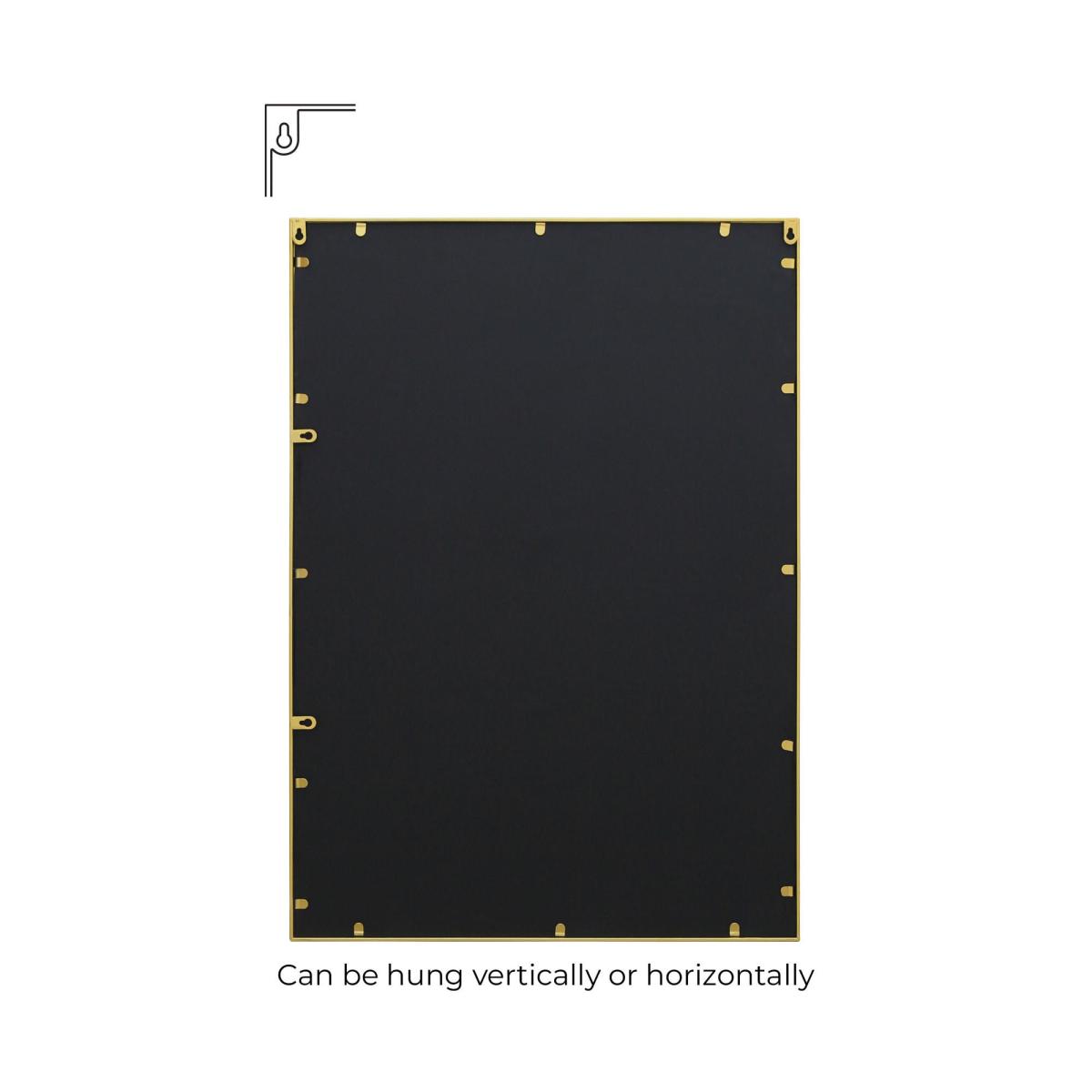 Penestra Modern Contemporary Wall Mirror Gold – image 3