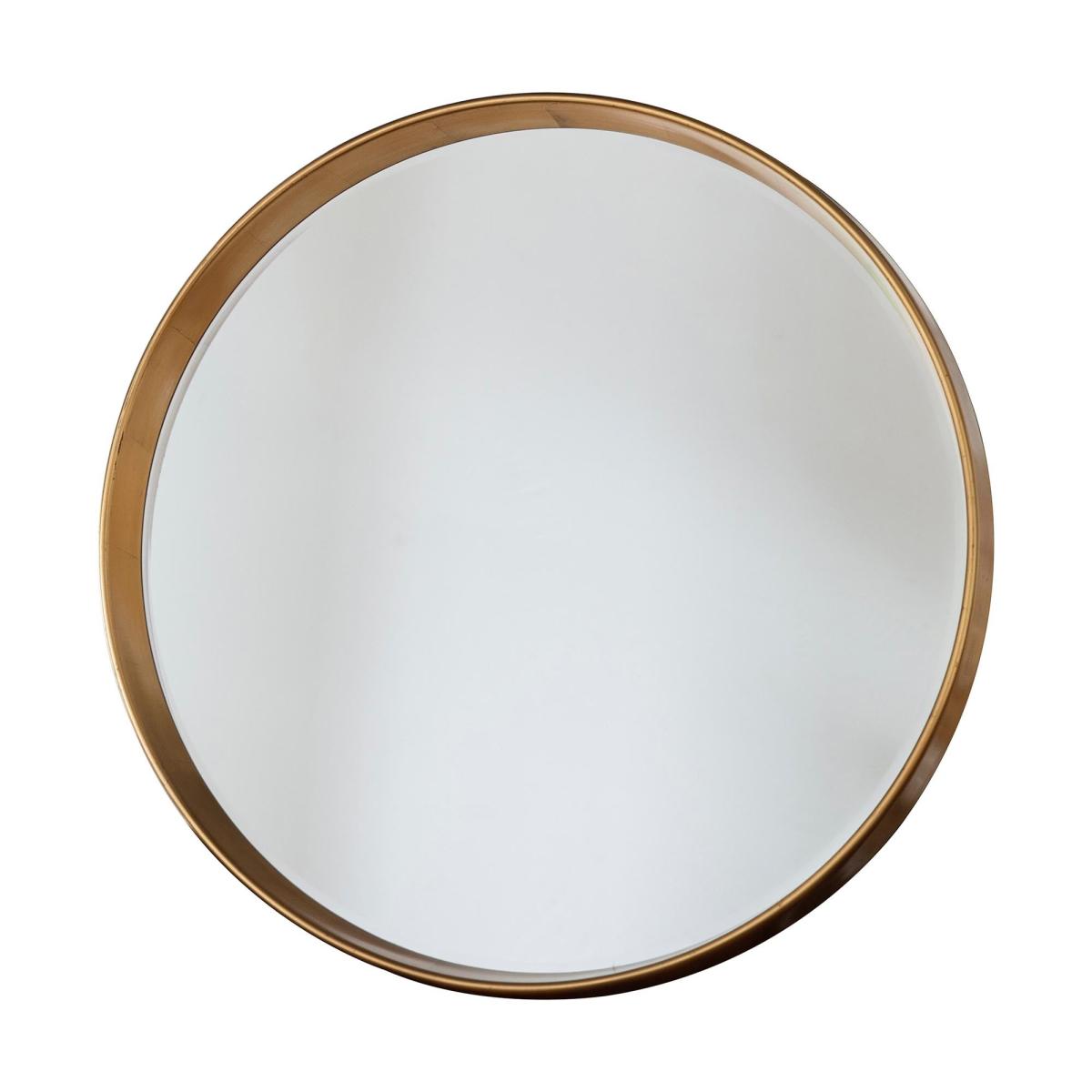 Savona Round Mirror 95cm Gold Effect – image 3