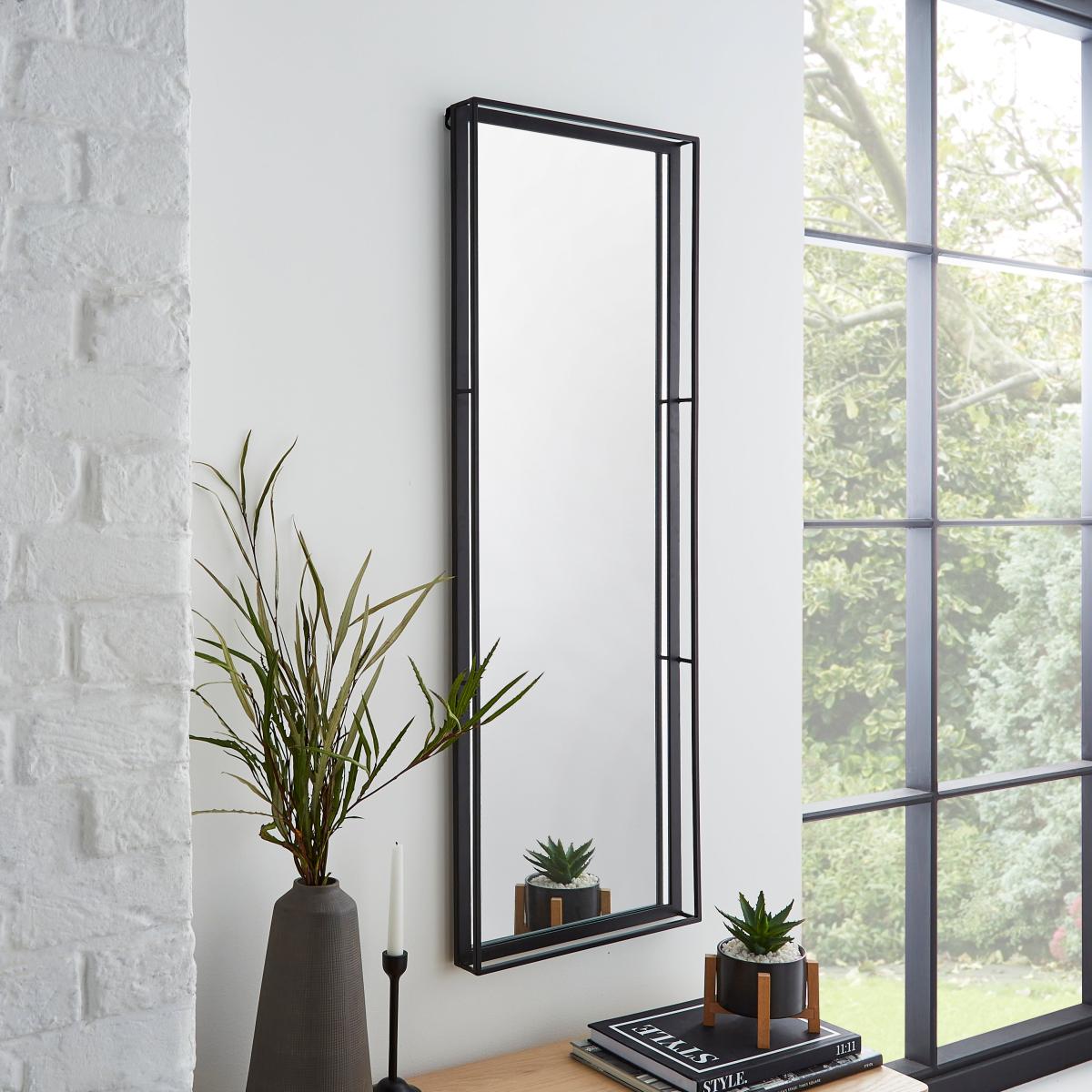 Indoor Outdoor London Mirror Black – image 2