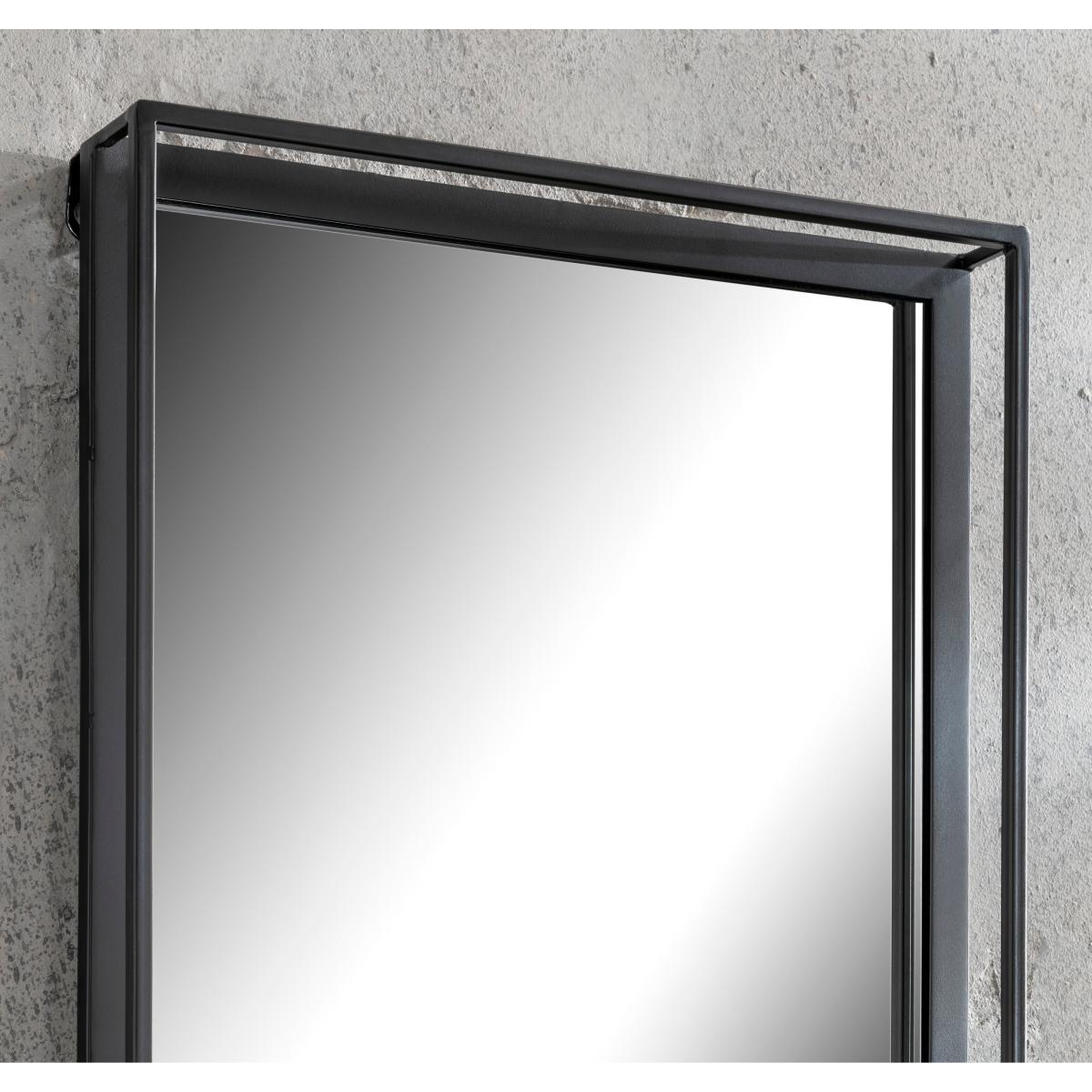Indoor Outdoor London Mirror Black – image 3