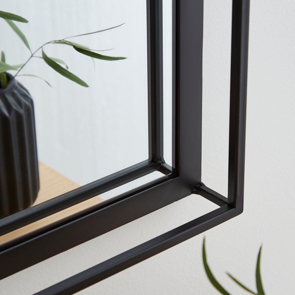Indoor Outdoor London Mirror Black – image 4