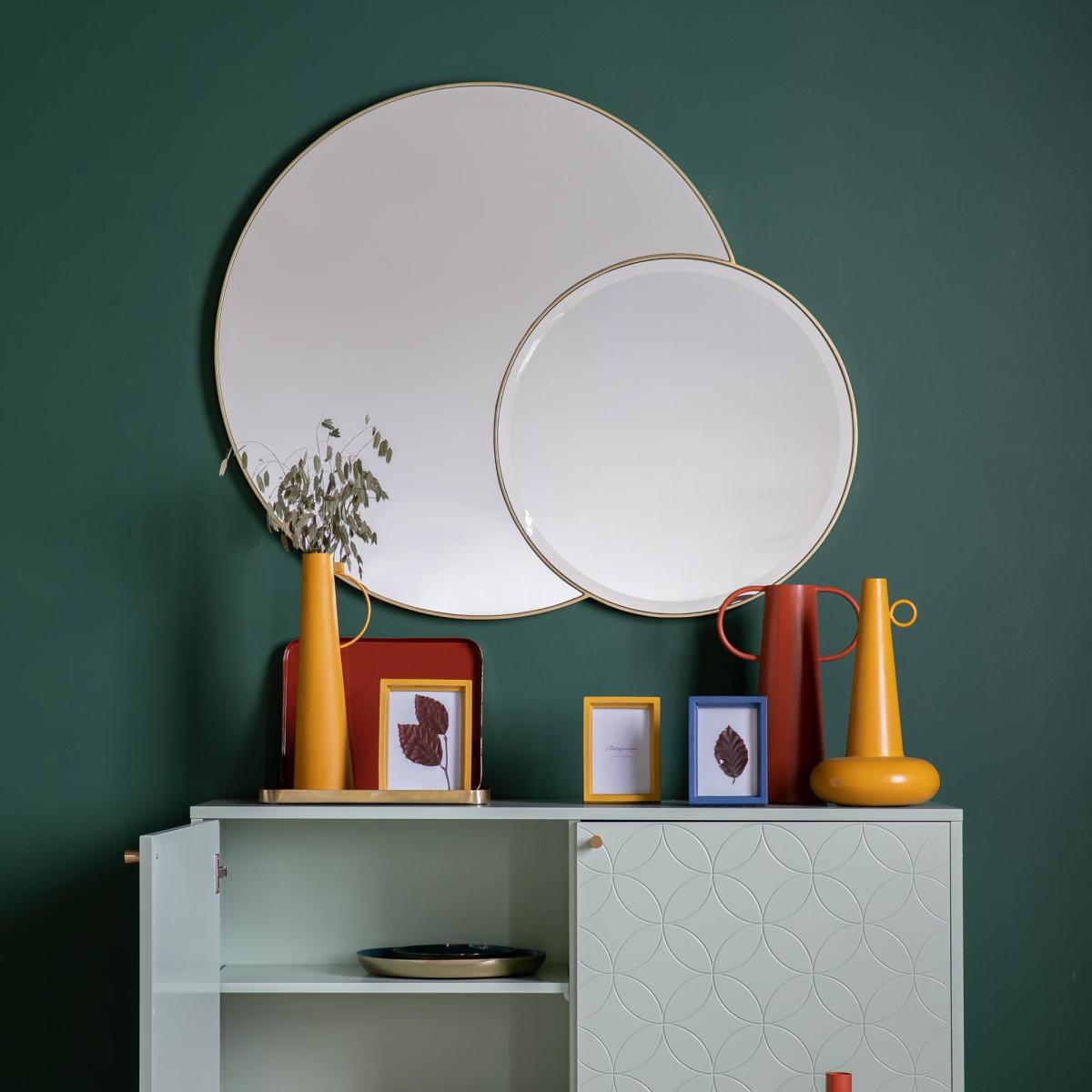 Ongar Mirror 108 x 90cm Gold Effect – image 1