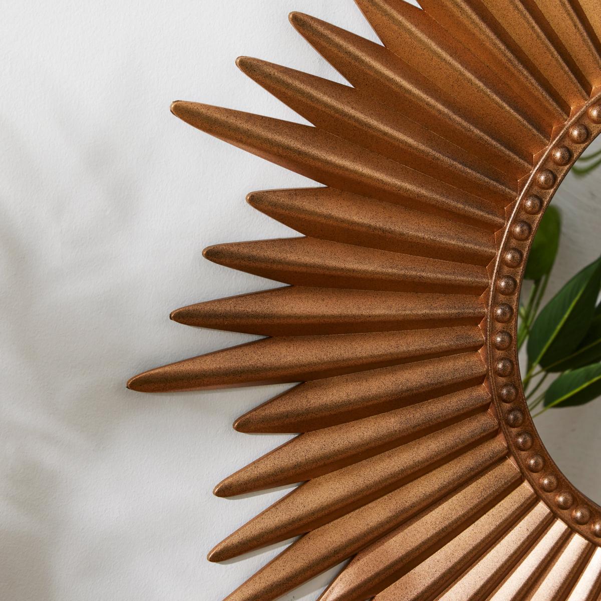 Starburst Mirror Brown – image 2