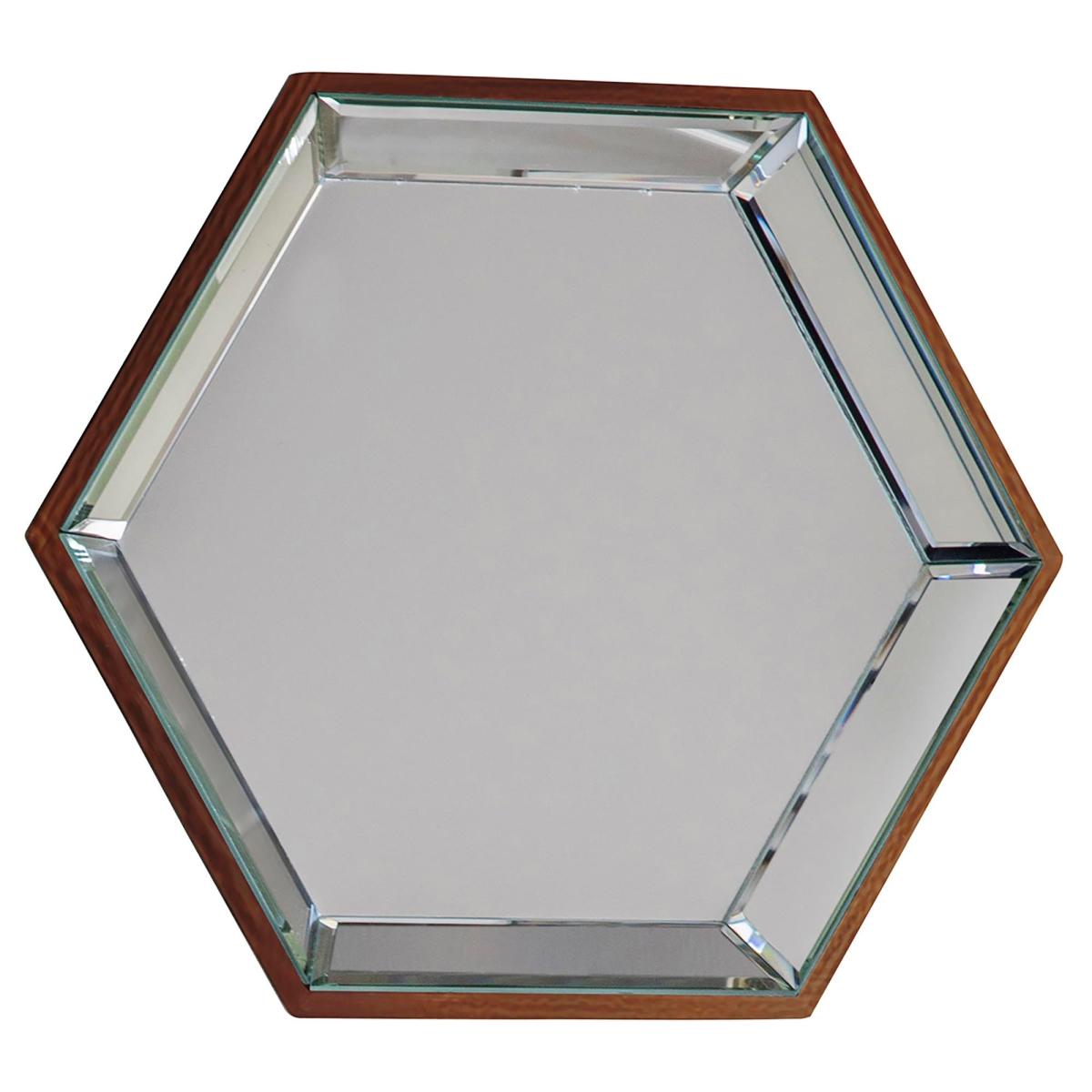 Set of 6 Parc Hexagon Mirrors Copper – image 2