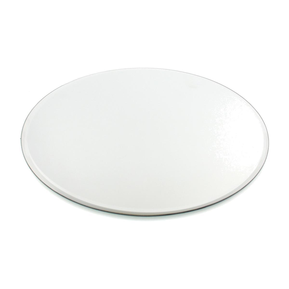 Round Mirror Plate Clear