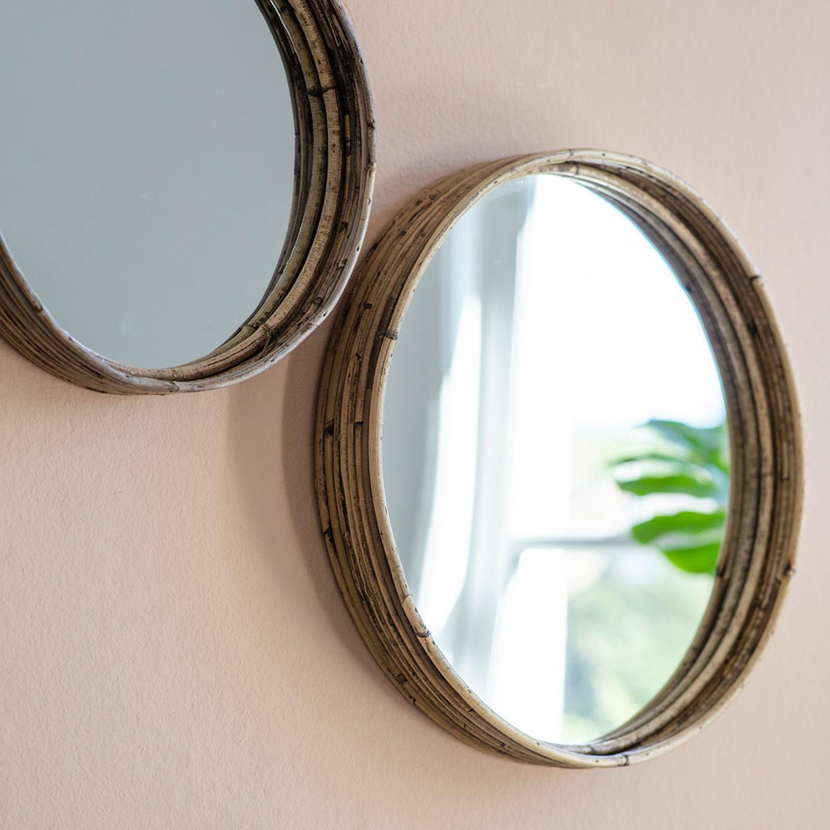 Buxton Set of 3 Natural Mirrors Natural – image 2